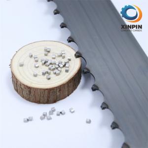 Wood working Long Sharpening Life band saw blade using Cemented Carbide Brazed  Saw Teeth